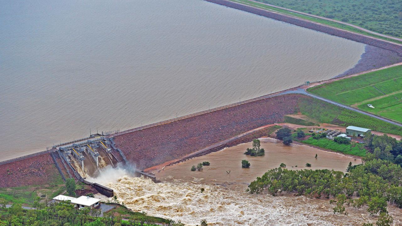 Ross River Dam gates open but no risk for residents Townsville Bulletin