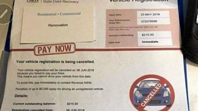 Penalty notice wrongly described as a ‘scam’ by police