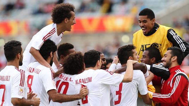 Asian Cup 2015 United Arab Emirates turn on style to beat Qatar 41 at