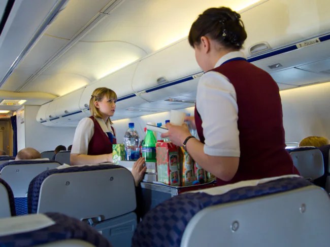 Flight attendants hate it when you order Diet Coke on a flight