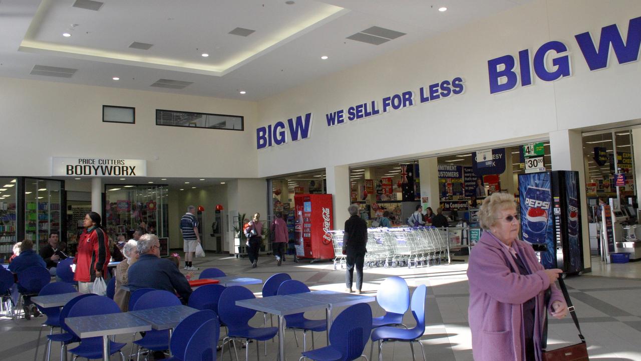 Big W reveals first three of 30 stores to be shut down