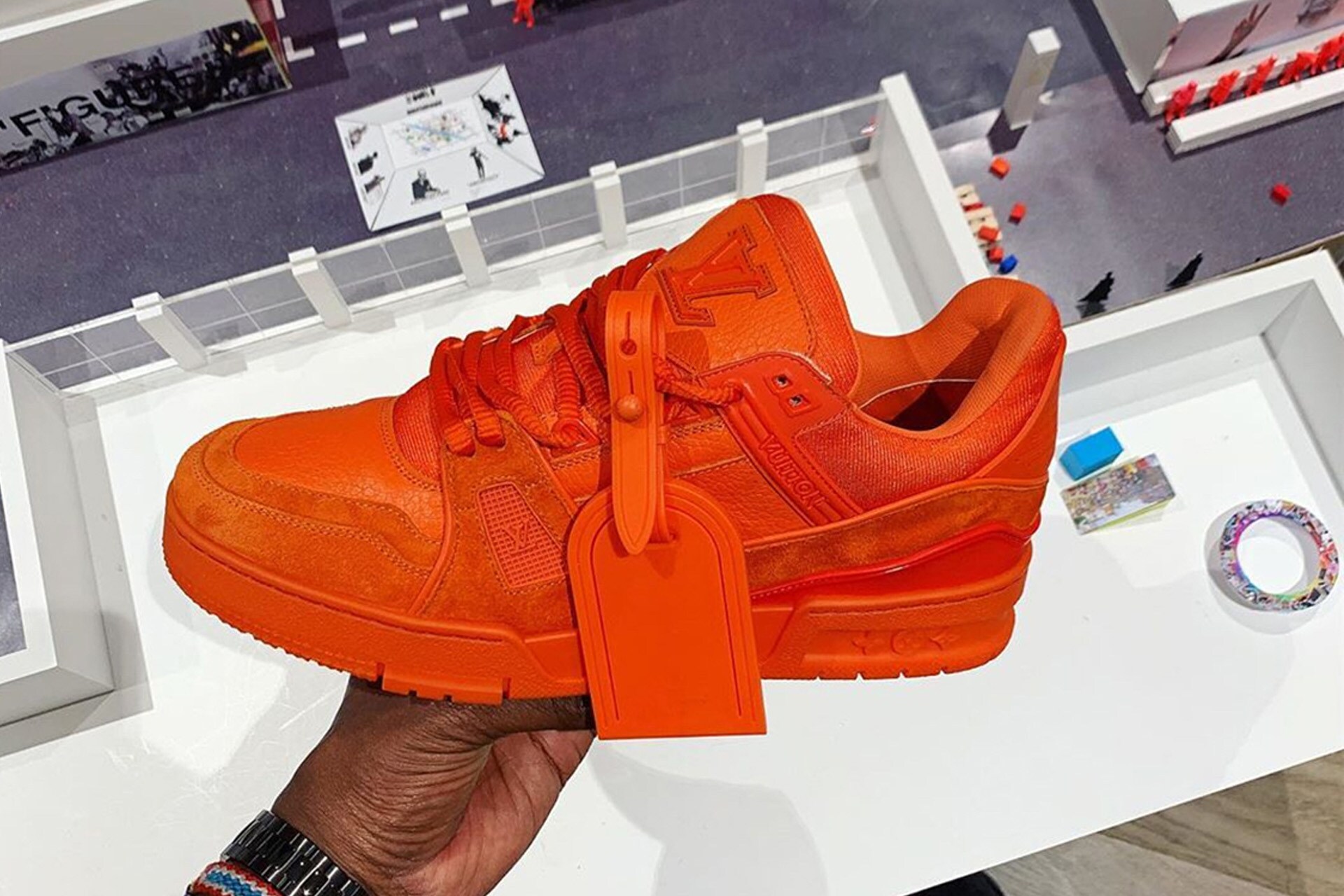 Virgil Abloh's Latest LV Sneaker Is A Luxe Take On Retro Skatewear GQ
