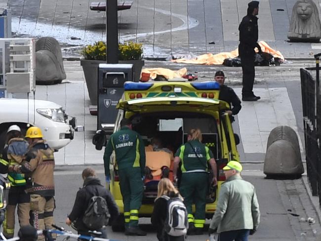 Stockholm, Sweden, truck crash Deaths after vehicle drives into crowd