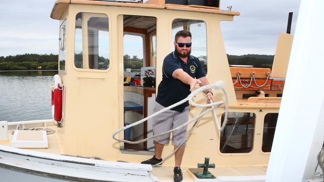 Tim Conway, a ferry master with Central Coast Ferries, reckons he has