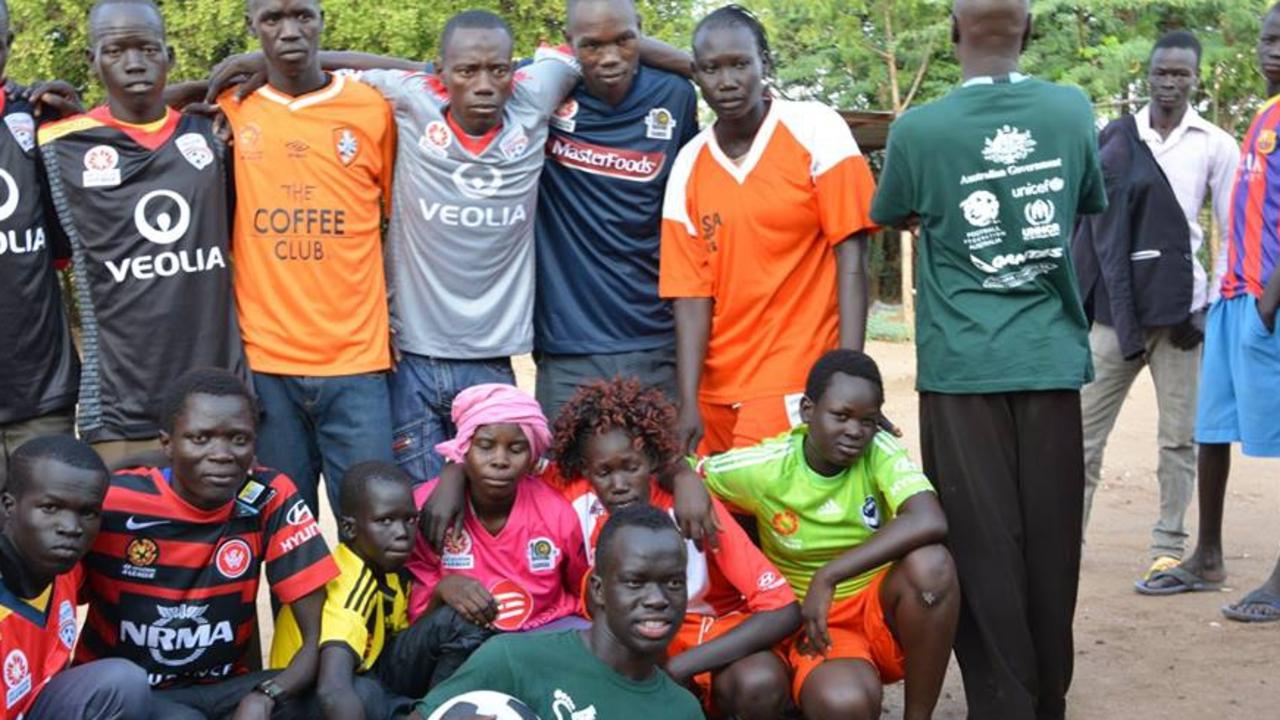 Socceroos news Awer Mabil recognised, Barefoot to Boots charity