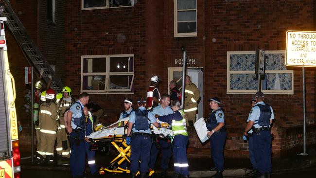Man who caught a child thrown from a window during a unit fire