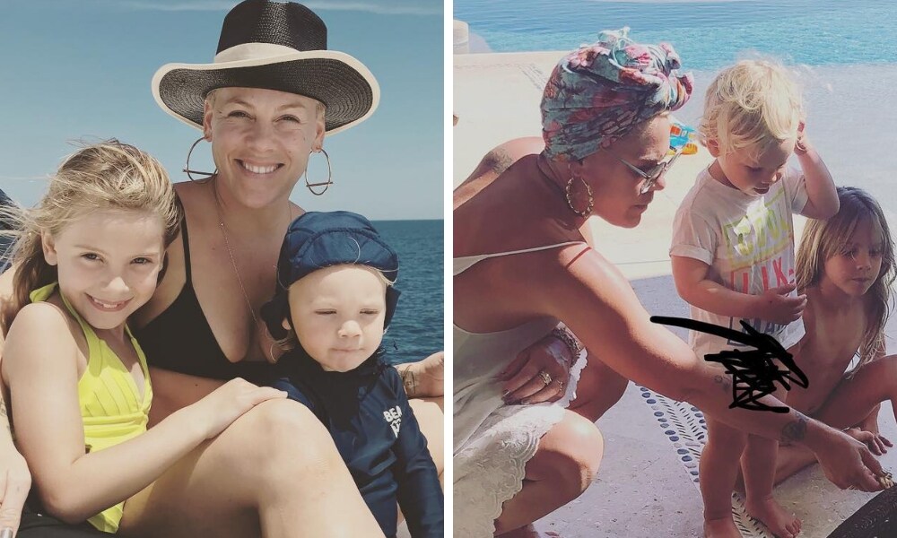 Pink trolled for circumcising son after posting nude photo to Instagram