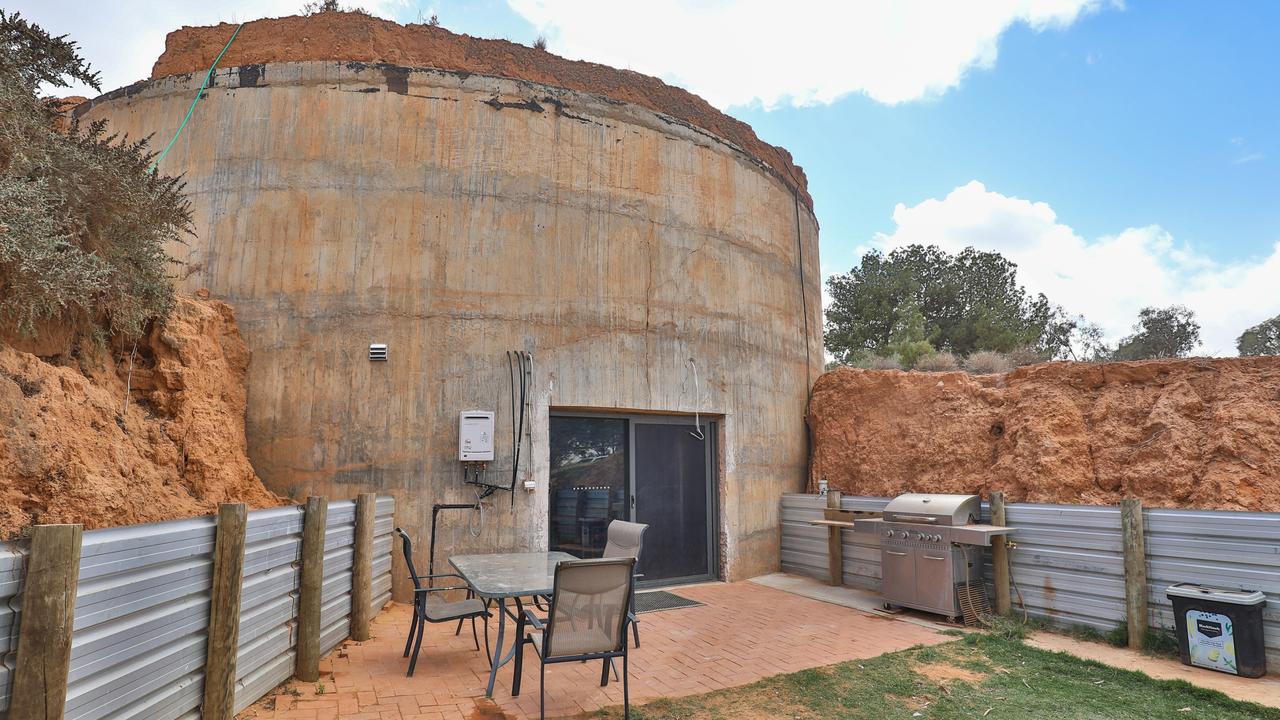 World War II bunker conversion Yelta property for sale as a house