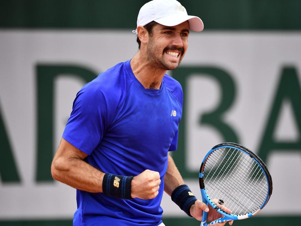 French Open Aussie Jordan Thompson beats Ivo Karlovic The CourierMail