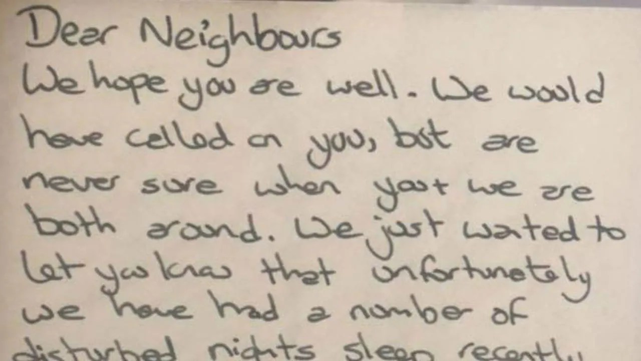 Facebook Mum’s rant about neighbours’ noise complaint