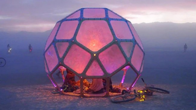 Inside the Burning Man festival’s Orgy Dome, where 5,000 horny
