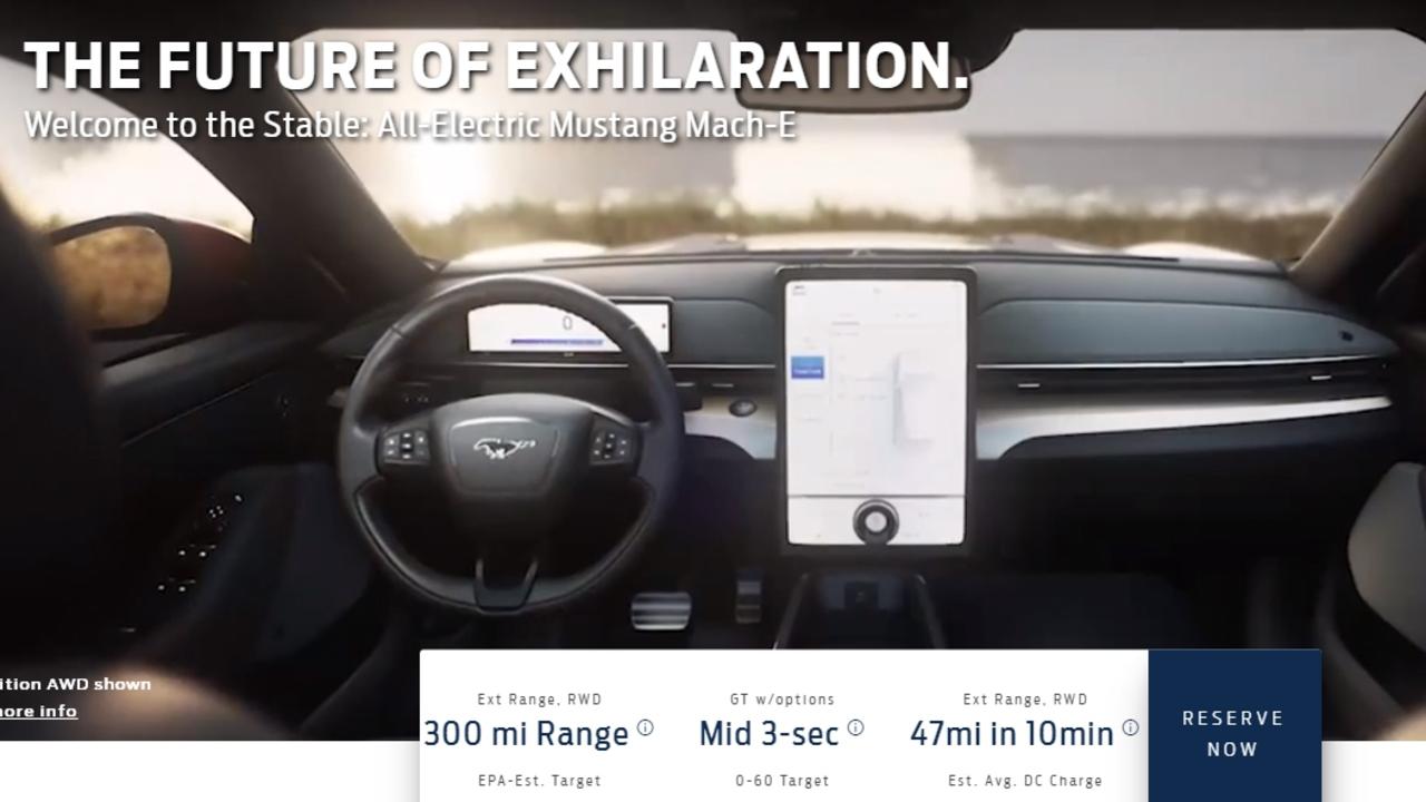 New Ford Mustang MachE Price, range, performance, charging The
