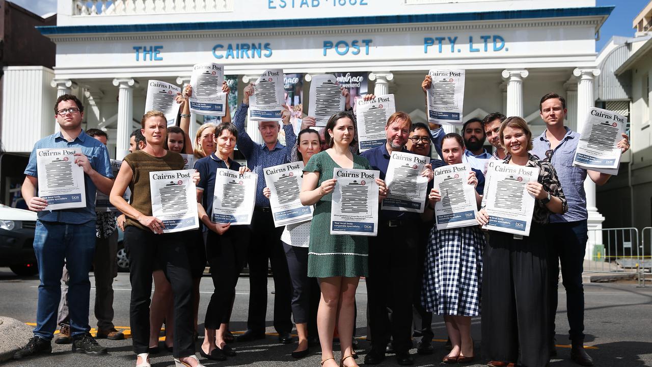 Campaign to change draconian laws around press freedom Cairns Post