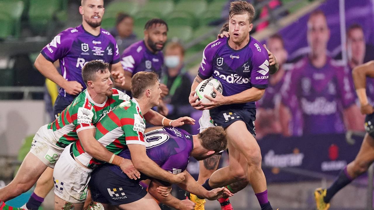 Cam Munster keeps Melbourne Storm hoodoo over South Sydney alive