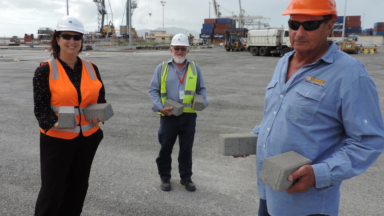 Adbri manufactures pavers for container terminal in Townsville Gold