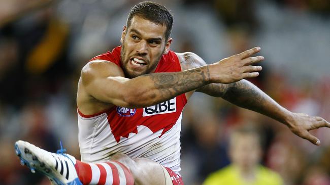 Lance Franklin’s goalkicking accuracy improves over past two weeks