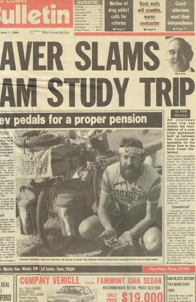 Flashback Laver slammed dam trip Gold Coast Bulletin