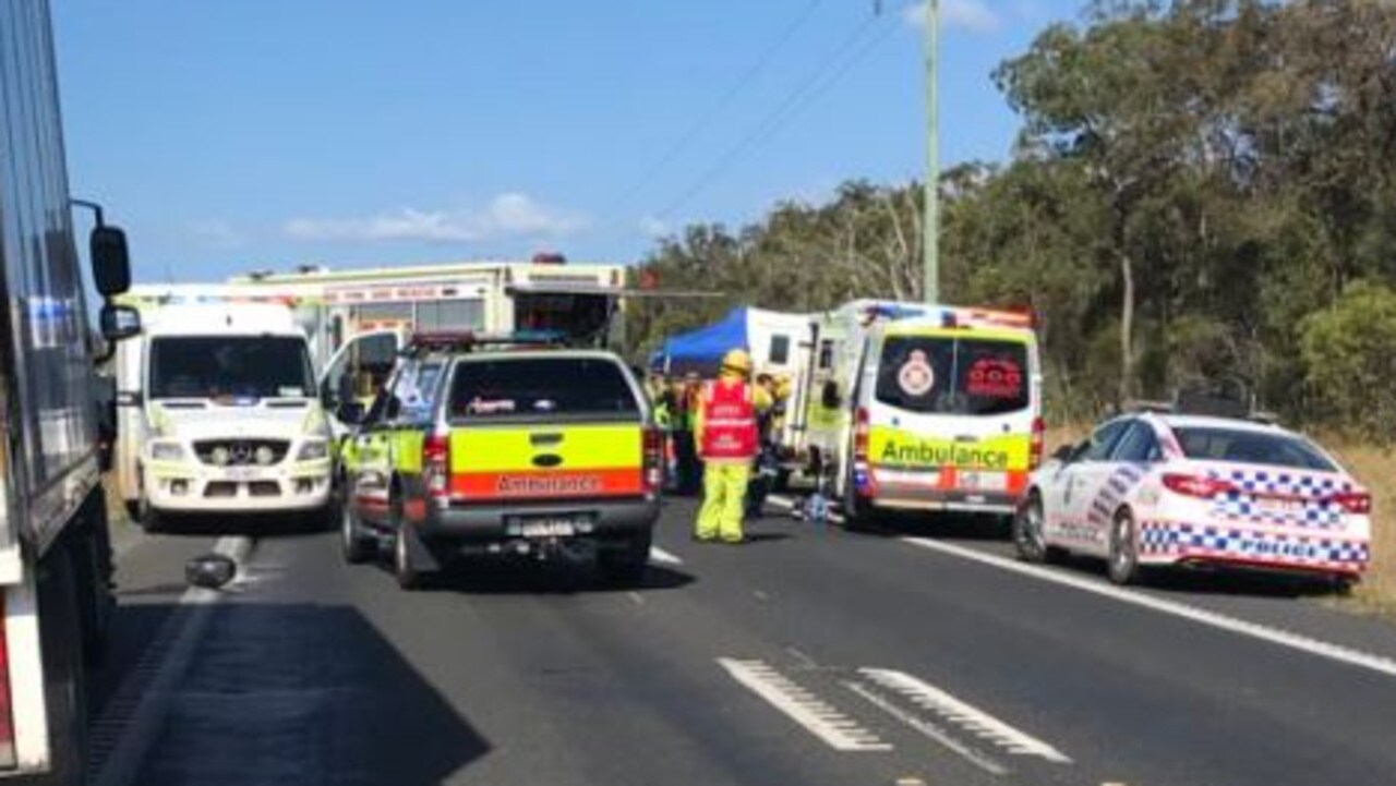 Bruce Highway crash, Childers Two dead after Isis accident The
