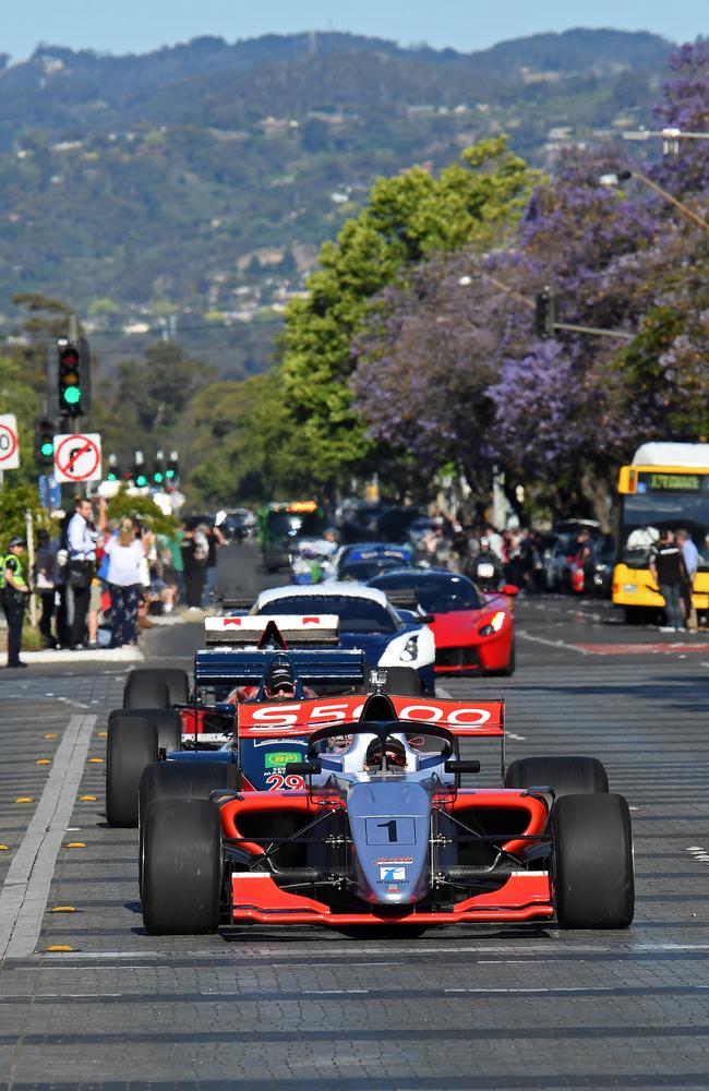 Adelaide Motorsport Festival 2018 Star cars light up Peak Hour of Power