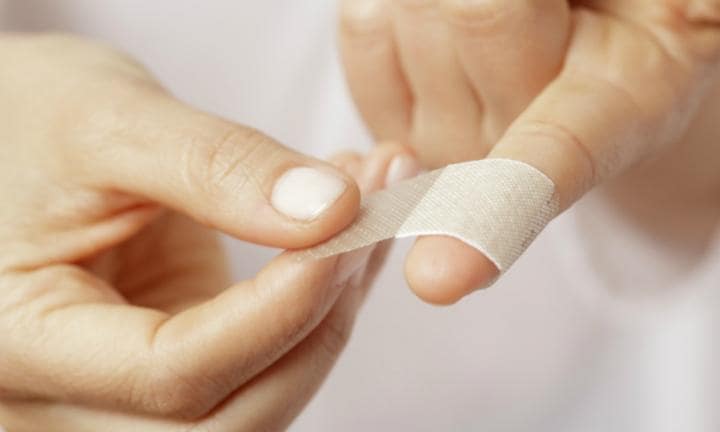 Band Aid hack Japanese tip for getting your bandage to stay on Kidspot