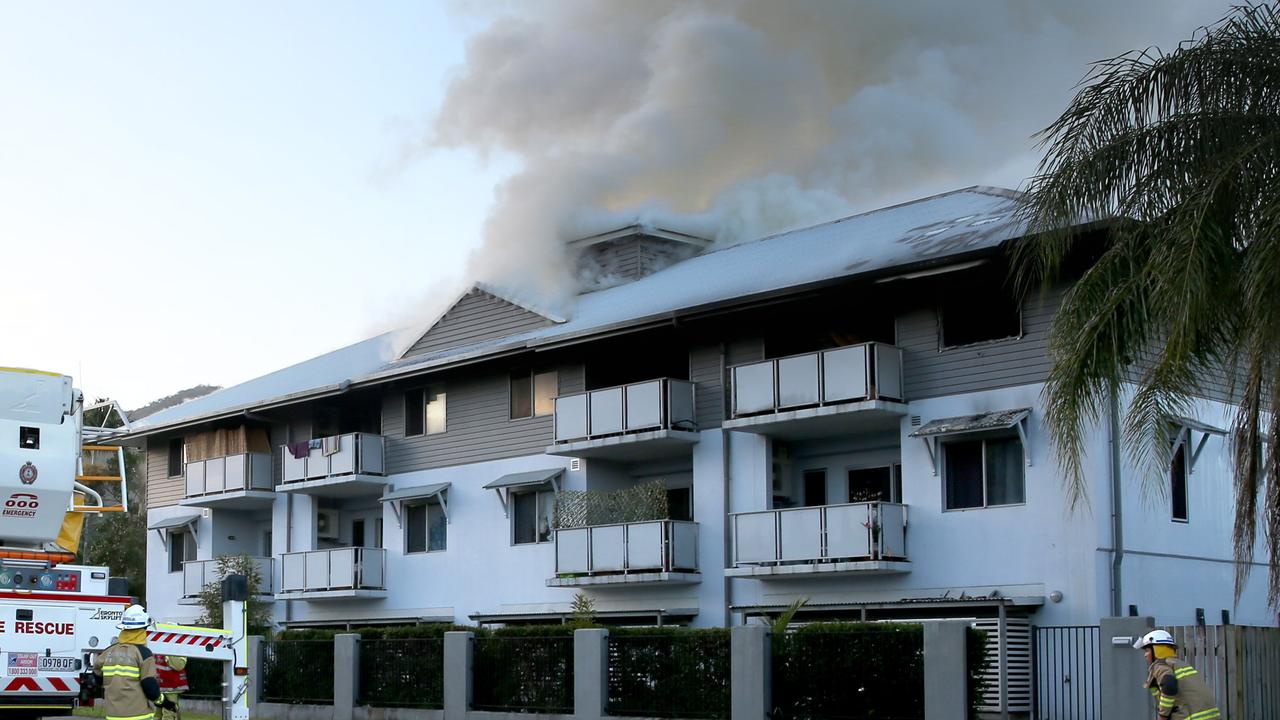 Bentley Park apartment fire, residents evacuated Cairns Post