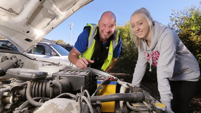RACT car maintenance checks at Claremont College The Mercury