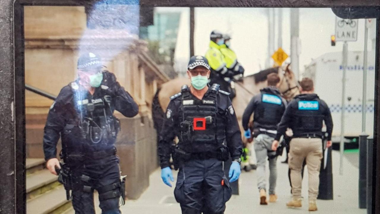 Melbourne antimask protest fizzles after police pounce