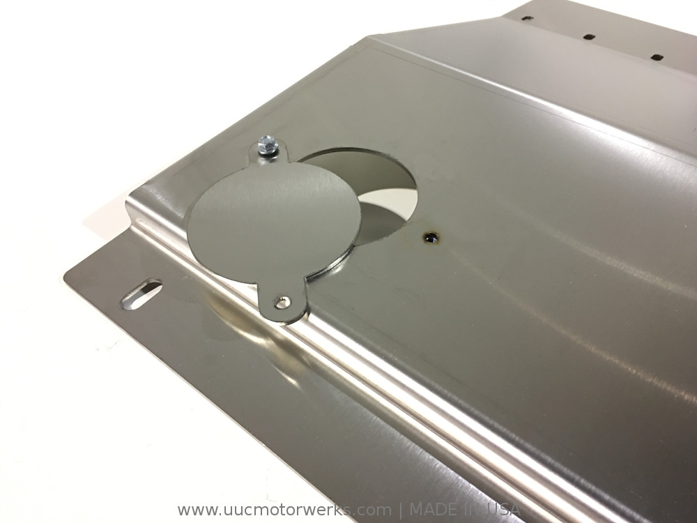 Skid plate for E30 325i/iS/e/eS models with OIL PAN COOLING VENTS