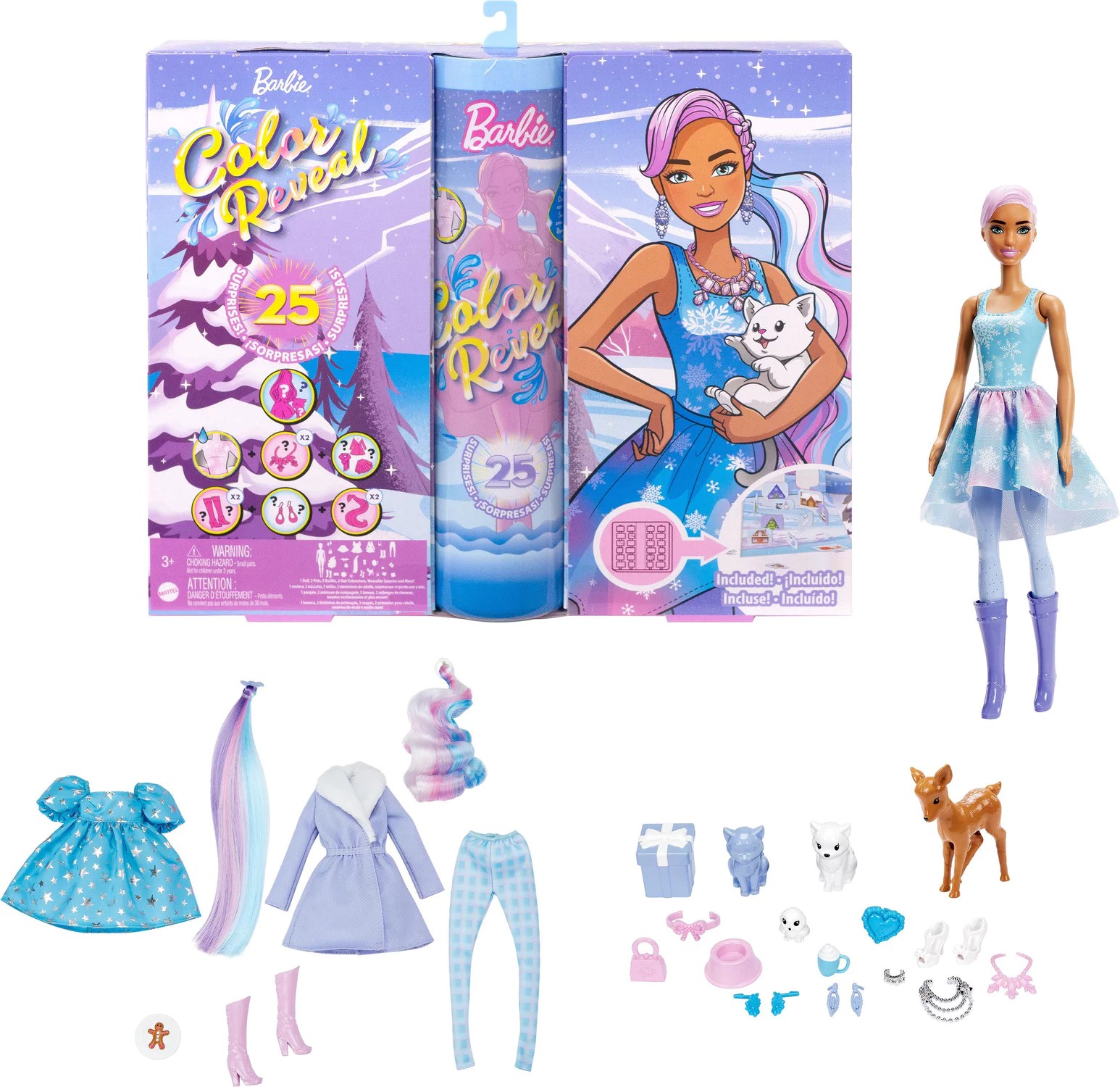 Barbie Color Reveal Kalendarz adwentowy Mattel 22 Nodik.pl