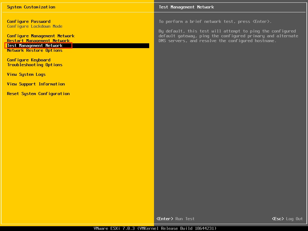 VMware Tutorial Configure ESXi Host Management Network noobquestions
