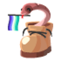Gay Snake in a Boot Sticker - Roblox Adopt Me Trade | Traderie