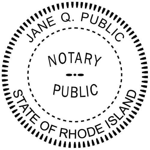Rhode Island Notary Embosser »