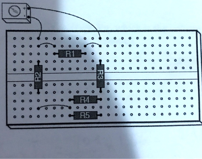 1 Draw The Breadboard Schematic Diagram For This Experiment Breadboard