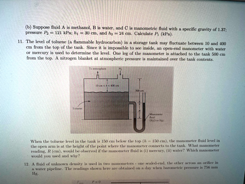 SOLVED Texts 1. The level of toluene (a flammable hydrocarbon) in a