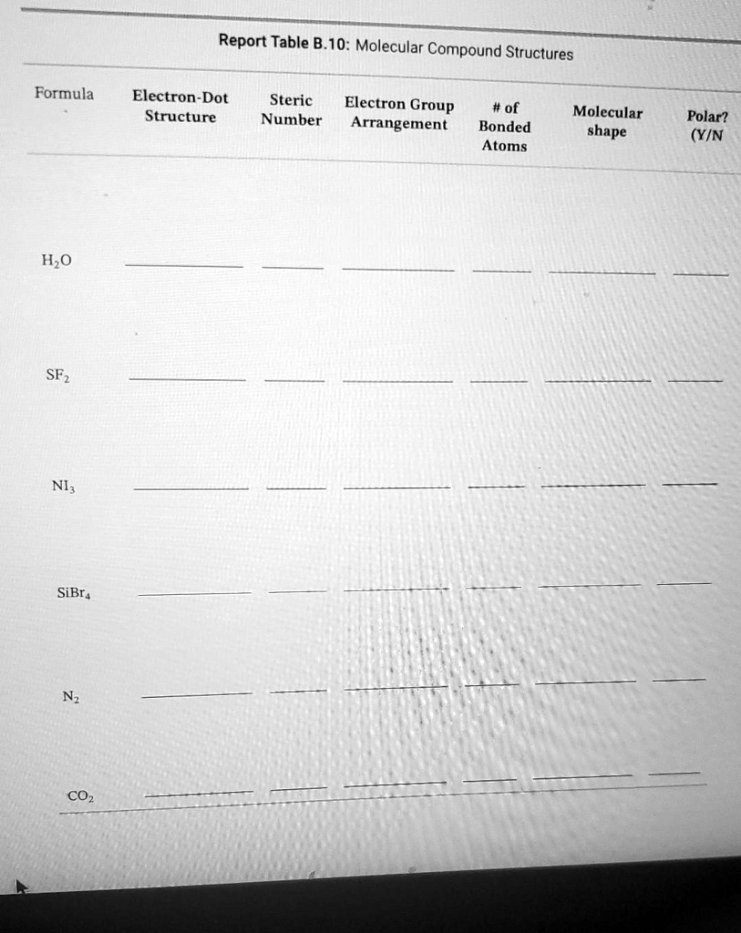 SOLVED Use a molecular model kit to build a model of each given