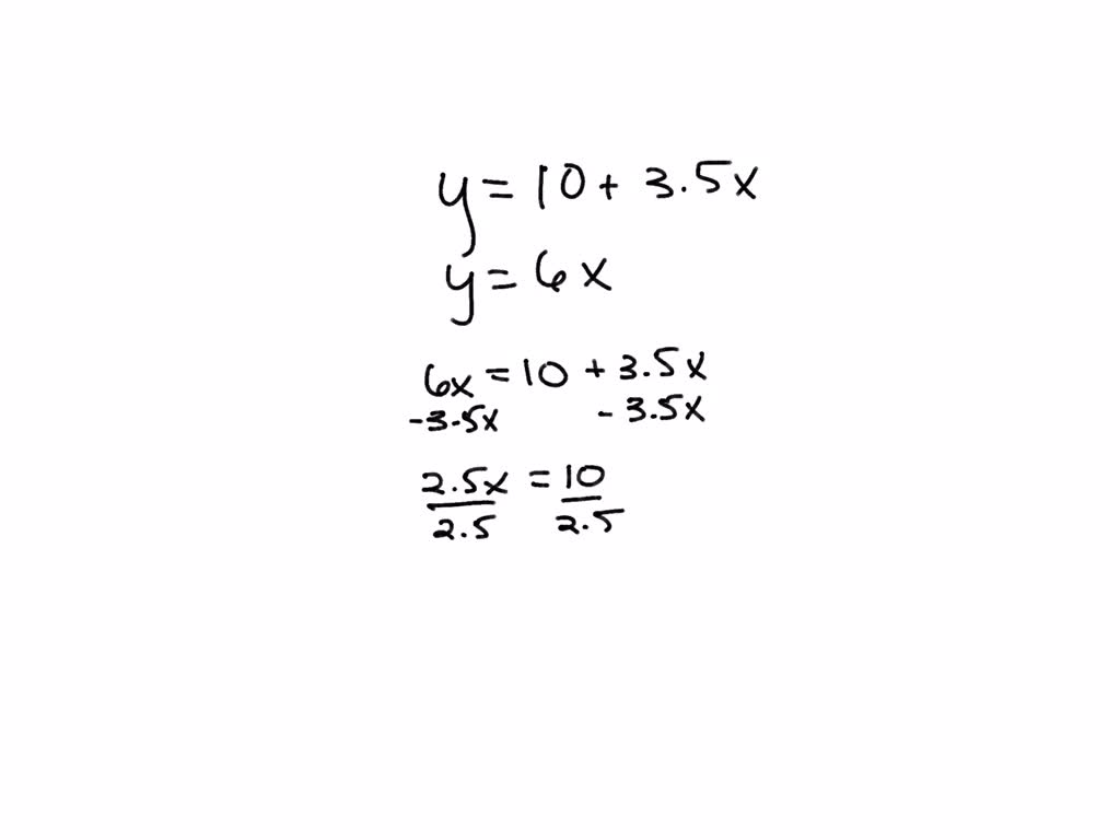 Solved: Shop Shawn Used: Y = 10 + 3.5X Shop Dorian Used: Y = 6X If Shawn And Dorian Each Rented Bikes For The Same Number Of Hours And Each Paid The