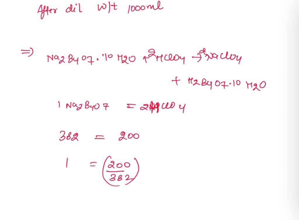 SOLVED Approximately 6 mL of concentrated perchloric acid (72) was