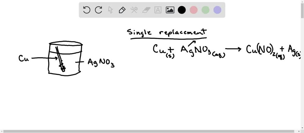 Solved: In A Reaction Of Copper And Silver Nitrate, A New Substance Appeared In The Test Tube. Describe The Physical Appearance Of The Substance And Identify Its Chemical Formula.