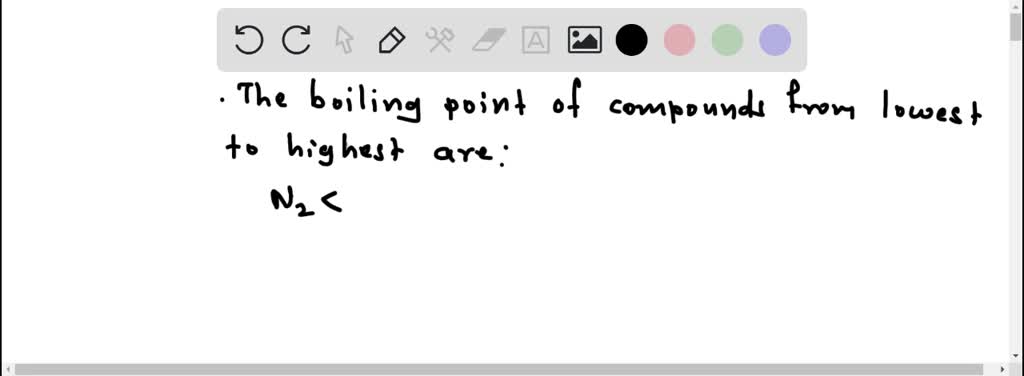 Solved: Rank The Boiling Points Of The Following Compounds From Lowest To Highest: N2, Mgo, C2H5Oh (Ethyl Alcohol)