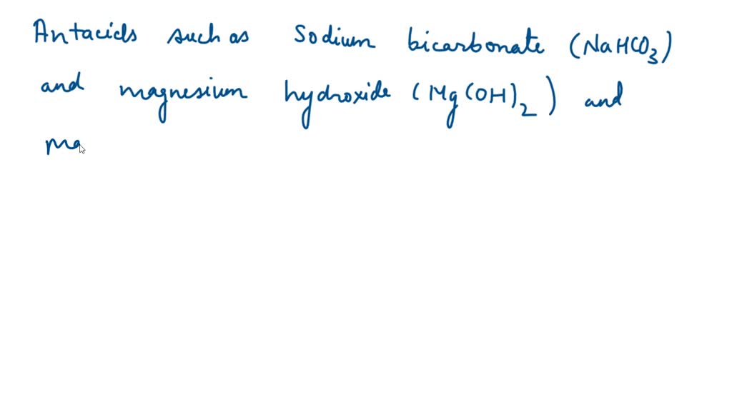 SOLVED Antacids contain a substance that neutralizes hydrochloric acid