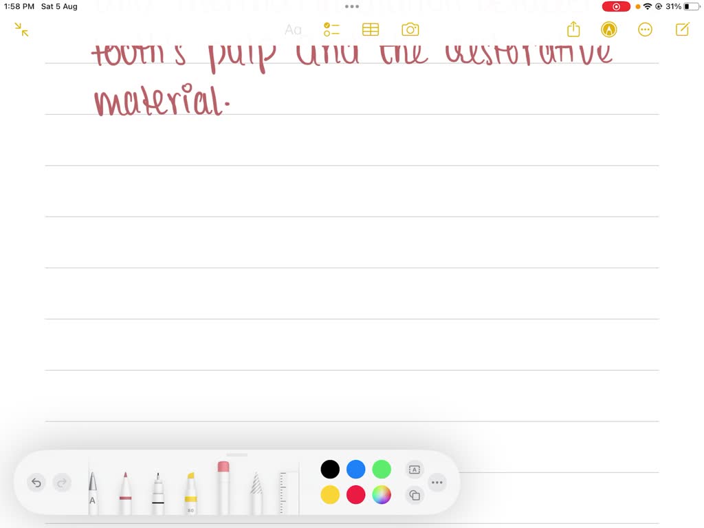 SOLVED What is the function of a dental liner? Within the cavity