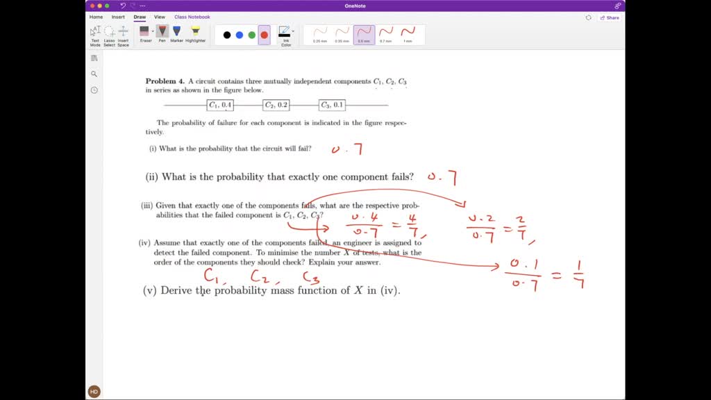 SOLVED Problem 4 A circuit contains three mutually independent