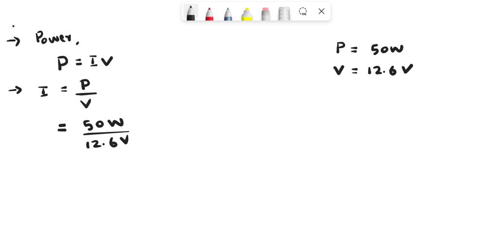 SOLVED The electronics aboard a certain sailboat consume 50 W when
