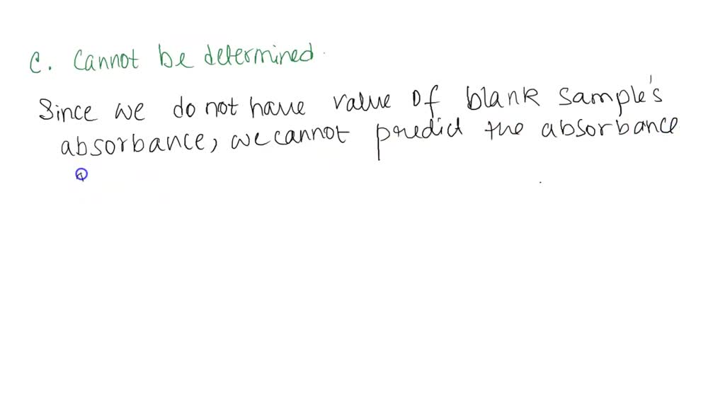 SOLVEDA student took an absorbance measurement of an aqueous solution