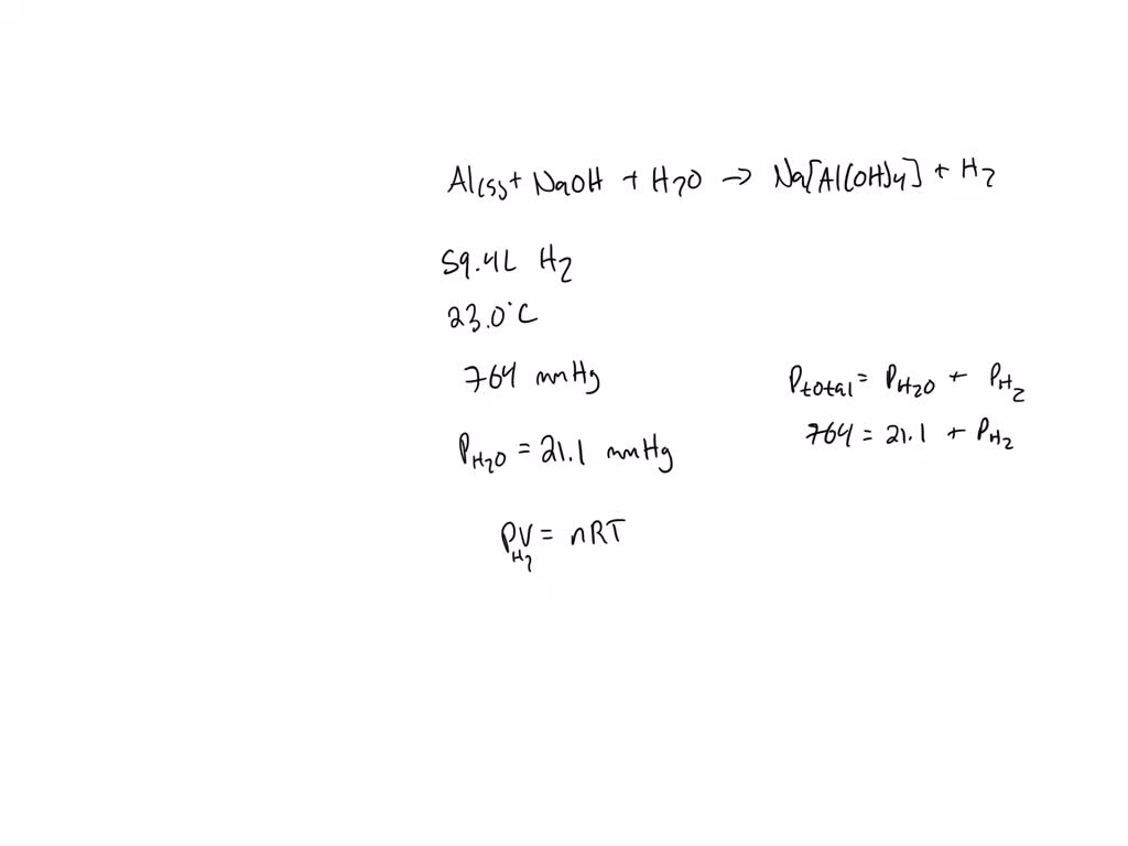 SOLVED Raney nickel is prepared by reacting a mixture (alloy) of nickel and aluminum with