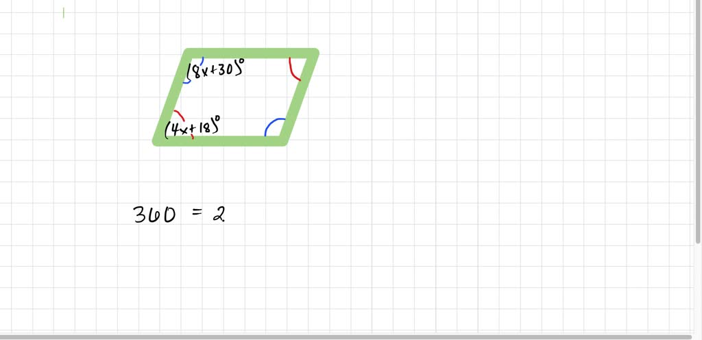 Solved: 'Given Abcd, Solve For X. Please Show Me How You Did It Too, If Possible. Thank You!!! Given Abcd, Solve For (8X+ 30)5 (4X+ 18)5'