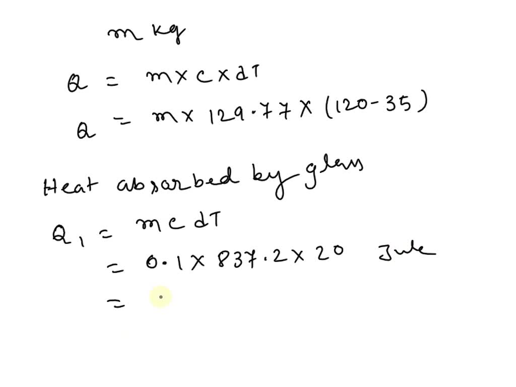 SOLVED 23. A 0.10 kg glass contains 0.25 kg of water, both at 15Â°C