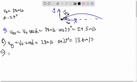 Solved: During A Baseball Game, A Baseball Is Struck At Ground Level By A Batter. The Ball Leaves The Baseball Bat With An Initial Speed V0 = 28 M/S At An Angle