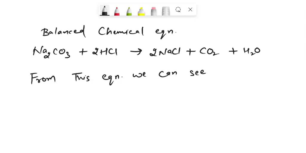SOLVED In a titration, Na2CO3 + HCl = NaHCO3 + NaCl, if the moles of HCL is .000376 how do you