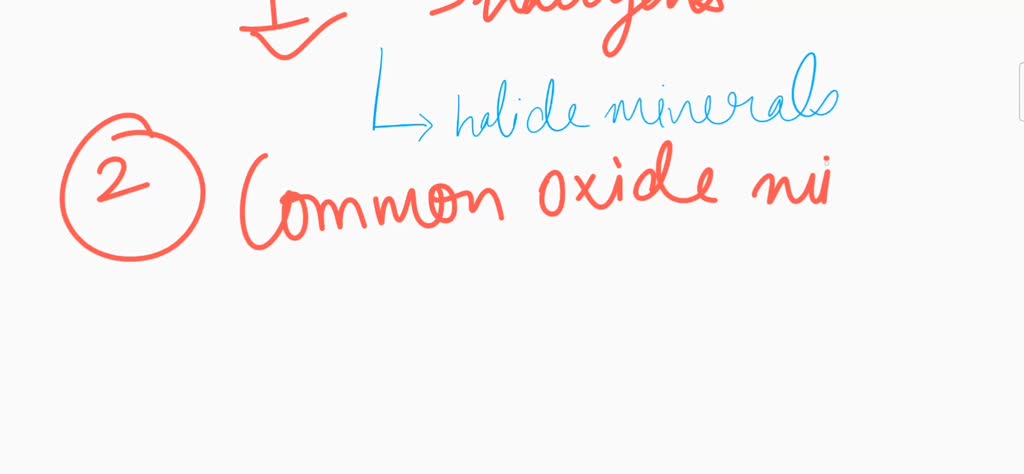Solved: 'Match The Mineral Categories To Their Best Descriptions Match The Mineral Categories To Their Best Descriptions Minerals That Contain Elements That Combine With Chlorine, Fluorine, Bromine, Or Iodine Rust Native Element